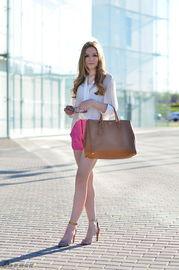 光腿图片,夏日街头时尚新潮流